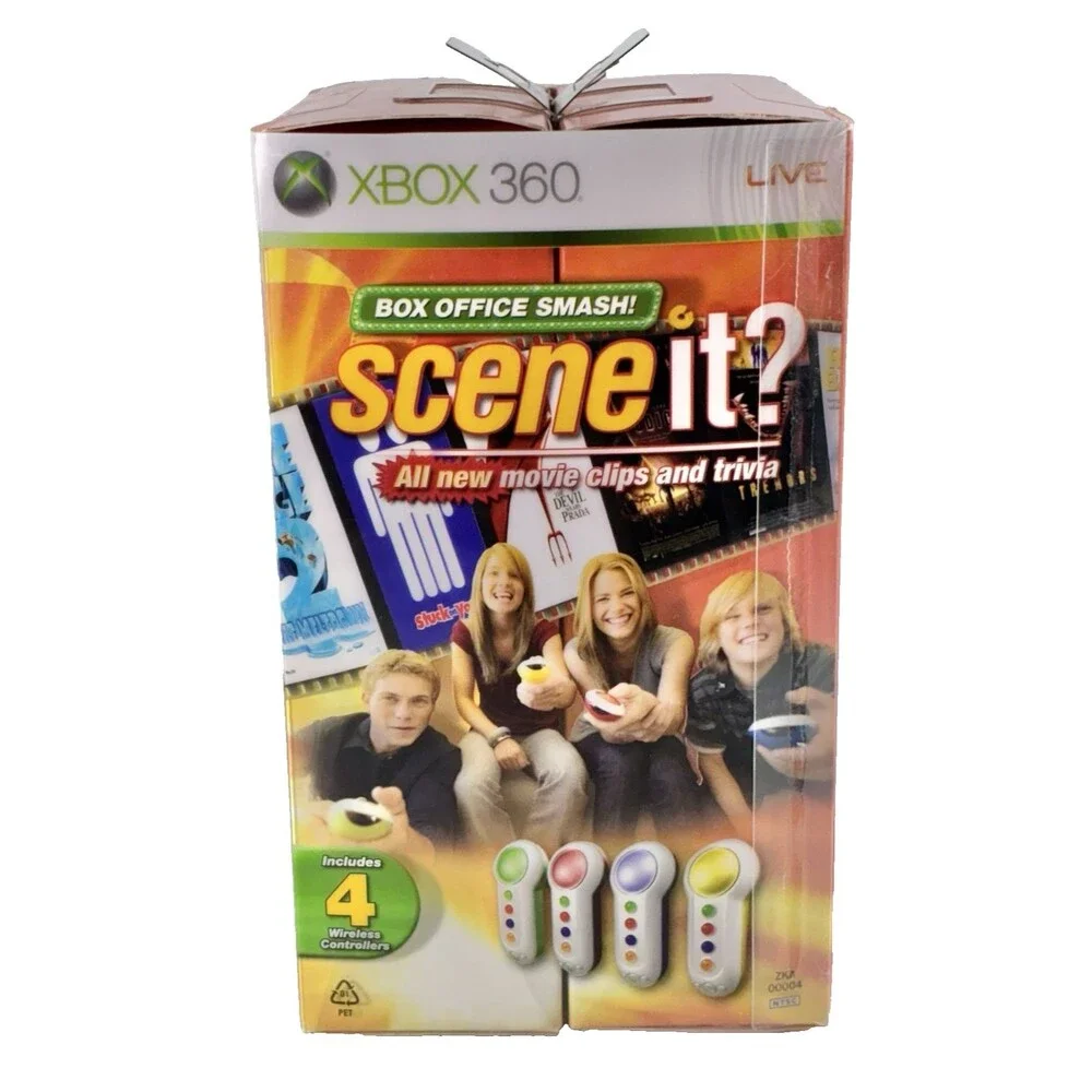 Scene It? Box Office Smash Trivia 2008 Microsoft Xbox 360 New Factory Sealed